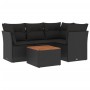 5-piece garden furniture set and black synthetic rattan cushions by , Garden sets - Ref: Foro24-3255950, Price: 349,92 €, Dis...