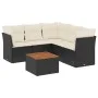 6-piece garden sofa set and black synthetic rattan cushions by , Garden sets - Ref: Foro24-3255965, Price: 356,77 €, Discount: %