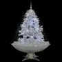 Christmas tree with snow with white umbrella base 140 cm by vidaXL, Christmas trees - Ref: Foro24-284334, Price: 115,81 €, Di...
