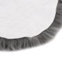 Alfombra de piel de oveja gris claro 60x90 cm de vidaXL, Alfombras - Ref: Foro24-284708, Precio: 50,11 €, Descuento: %