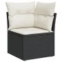 Gartensofa-Set 12-teilig mit schwarzen synthetischen Rattankissen von , Gartensets - Ref: Foro24-3256056, Preis: 755,86 €, Ra...
