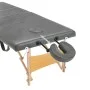 Massage bed 4-zone with anthracite wood structure 186x68 cm by vidaXL, massage tables - Ref: Foro24-110173, Price: 163,46 €, ...
