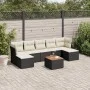 8-piece garden sofa set and black synthetic rattan cushions by , Garden sets - Ref: Foro24-3256105, Price: 430,51 €, Discount: %
