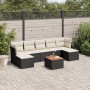 8-piece garden sofa set and black synthetic rattan cushions by , Garden sets - Ref: Foro24-3256105, Price: 428,50 €, Discount: %