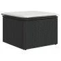 Gartensofa-Set 10-teilig mit schwarzen synthetischen Rattankissen von , Gartensets - Ref: Foro24-3256203, Preis: 570,96 €, Ra...
