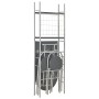 Klappbares Esszimmerset mit Regal, 3-teilig, MDF und schwarzer Stahl von vidaXL, Möbelsets für Küchen und Esszimmer - Ref: Fo...
