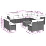 Garden sofa set with beige cushions mix 13 pieces PE rattan by , Garden sets - Ref: Foro24-3256262, Price: 825,97 €, Discount: %