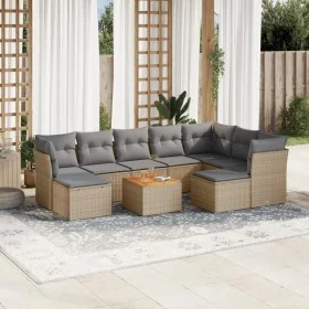 Garden sofa set with beige cushions 10 pieces synthetic rattan by , Garden sets - Ref: Foro24-3256297, Price: 613,78 €, Disco...