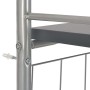 Klappbares Esszimmerset mit Regal, 3-teilig, MDF und schwarzer Stahl von vidaXL, Möbelsets für Küchen und Esszimmer - Ref: Fo...