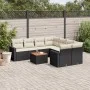 8-piece garden sofa set and black synthetic rattan cushions by , Garden sets - Ref: Foro24-3256378, Price: 531,81 €, Discount: %