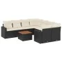 8-piece garden sofa set and black synthetic rattan cushions by , Garden sets - Ref: Foro24-3256378, Price: 531,81 €, Discount: %
