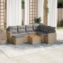Garden sofa set with beige cushions mix 8 pieces PE rattan by , Garden sets - Ref: Foro24-3256570, Price: 512,83 €, Discount: %