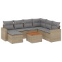 Garden sofa set with beige cushions mix 8 pieces PE rattan by , Garden sets - Ref: Foro24-3256570, Price: 512,83 €, Discount: %