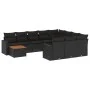 11-piece garden sofa set and black synthetic rattan cushions by , Garden sets - Ref: Foro24-3256636, Price: 674,49 €, Discoun...