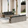 8-piece garden sofa set and gray synthetic rattan cushions by , Garden sets - Ref: Foro24-3256802, Price: 514,53 €, Discount: %