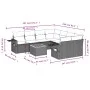 9-teiliges Gartensofa-Set mit beigen synthetischen Rattankissen von , Gartensets - Ref: Foro24-3256821, Preis: 645,09 €, Raba...