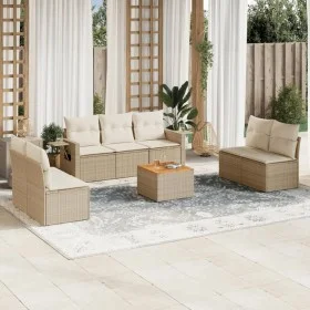 Garden sofa set with beige cushions 8 pcs PE rattan by , Garden sets - Ref: Foro24-3256849, Price: 554,31 €, Discount: %