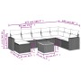 9-piece garden sofa set with beige synthetic rattan cushions by , Garden sets - Ref: Foro24-3257031, Price: 609,51 €, Discoun...