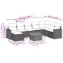 9-piece garden sofa set with beige synthetic rattan cushions by , Garden sets - Ref: Foro24-3257031, Price: 629,49 €, Discoun...