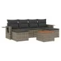 7-teiliges Gartensofa-Set mit grauen PE-Rattan-Kissen von , Gartensets - Ref: Foro24-3257019, Preis: 403,60 €, Rabatt: %