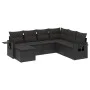 7-piece garden dining set and black synthetic rattan cushions by , Garden sets - Ref: Foro24-3252832, Price: 473,21 €, Discou...