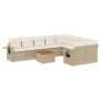 Garden sofa set with beige cushions 10 pieces synthetic rattan by , Garden sets - Ref: Foro24-3257052, Price: 728,80 €, Disco...