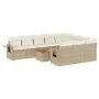 11-piece garden sofa set with beige synthetic rattan cushions by , Garden sets - Ref: Foro24-3257073, Price: 733,85 €, Discou...