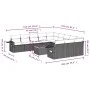 Garden sofa set 12 pieces with black synthetic rattan cushions by , Garden sets - Ref: Foro24-3257120, Price: 728,96 €, Disco...