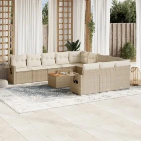 12-piece garden sofa set and brown synthetic rattan cushions by , Garden sets - Ref: Foro24-3257122, Price: 878,75 €, Discoun...