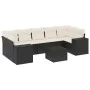 8-teiliges Gartensofa-Set und schwarze synthetische Rattankissen von , Gartensets - Ref: Foro24-3254673, Preis: 513,29 €, Rab...