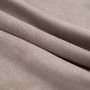 Cortinas opacas con anillas de metal 2 pzs gris topo 140x175 cm