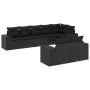 8-teiliges Gartensofa-Set und schwarze synthetische Rattankissen von , Gartensets - Ref: Foro24-3255152, Preis: 595,26 €, Rab...