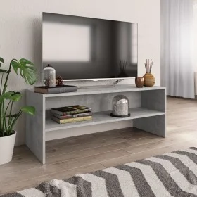 TV-Schrank aus betongrauem Sperrholz, 100 x 40 x 40 cm von vidaXL, TV-Möbel - Ref: Foro24-800049, Preis: 45,75 €, Rabatt: %