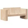 2-seater garden sofa solid pine wood 134x60x62 cm by , Outdoor sofas - Ref: Foro24-832369, Price: 130,29 €, Discount: %