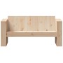 2-seater garden sofa solid pine wood 134x60x62 cm by , Outdoor sofas - Ref: Foro24-832369, Price: 131,81 €, Discount: %