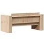 2-seater garden sofa solid pine wood 134x60x62 cm by , Outdoor sofas - Ref: Foro24-832369, Price: 130,29 €, Discount: %