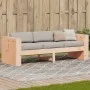 Sofá de jardín de 3 plazas madera maciza Douglas 189x60x62 cm de , Sofás de exterior - Ref: Foro24-832376, Precio: 164,87 €, ...