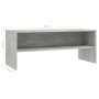 Mueble de TV madera contrachapada gris hormigón 100x40x40 cm