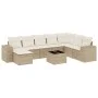 9-piece garden sofa set with beige synthetic rattan cushions by , Garden sets - Ref: Foro24-3255305, Price: 636,30 €, Discoun...