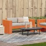 2-Sitzer-Gartensofa aus wachsbraunem Kiefernholz, 134 x 60 x 62 cm von , Outdoor-Sofas - Ref: Foro24-844625, Preis: 144,80 €,...
