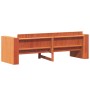 3-seater garden sofa in wax brown pine wood 189x60x62 cm by , Outdoor sofas - Ref: Foro24-844627, Price: 152,21 €, Discount: %