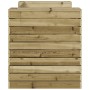 Bench with planters impregnated pine wood 167.5x60x65 cm by , Outdoor sofas - Ref: Foro24-844644, Price: 249,62 €, Discount: %