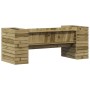 Bank mit Pflanzgefäßen aus imprägniertem Kiefernholz, 167,5 x 60 x 65 cm von , Outdoor-Sofas - Ref: Foro24-844644, Preis: 249...