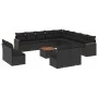 14-piece garden sofa set with black synthetic rattan cushions by , Garden sets - Ref: Foro24-3226489, Price: 864,46 €, Discou...