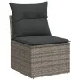 14-teilige Gartensofagarnitur mit grauen synthetischen Rattankissen von , Gartensets - Ref: Foro24-3226494, Preis: 809,95 €, ...