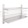 Floating wall shelf 2 levels stainless steel 120x30 cm by vidaXL, Shelves and shelves - Ref: Foro24-51048, Price: 101,94 €, D...