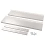 Floating wall shelf 2 levels stainless steel 120x30 cm by vidaXL, Shelves and shelves - Ref: Foro24-51048, Price: 101,94 €, D...