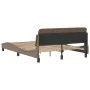 Estructura de cama cabecero cuero sintético capuchino 120x200cm de , Camas y somieres - Ref: Foro24-373162, Precio: 173,19 €,...