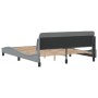 Bed frame with headboard light gray fabric 160x200 cm by , Beds and slatted bases - Ref: Foro24-373205, Price: 193,10 €, Disc...