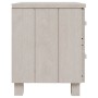 Nachttische 2 Stk. HAMAR massive Kiefer weiß 40x35x44,5 cm von vidaXL, Nachttische - Ref: Foro24-340409, Preis: 66,43 €, Raba...